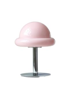 Lampe champignon design Chapeau rose