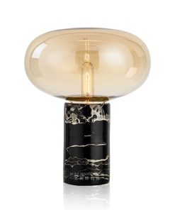 Lampe Champignon Design Luxure Cognac