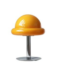 Lampe champignon design Chapeau Orange