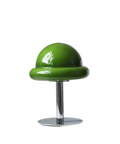 Lampe champignon design chapeau vert
