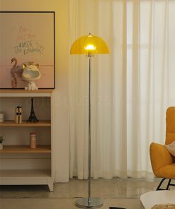 Lampe Nordique Haute Jaune Transparente - Ma boutique